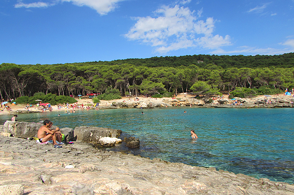 Portoselvaggio-bucht