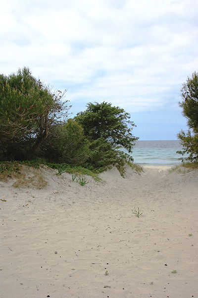 Caterina-zugang strand